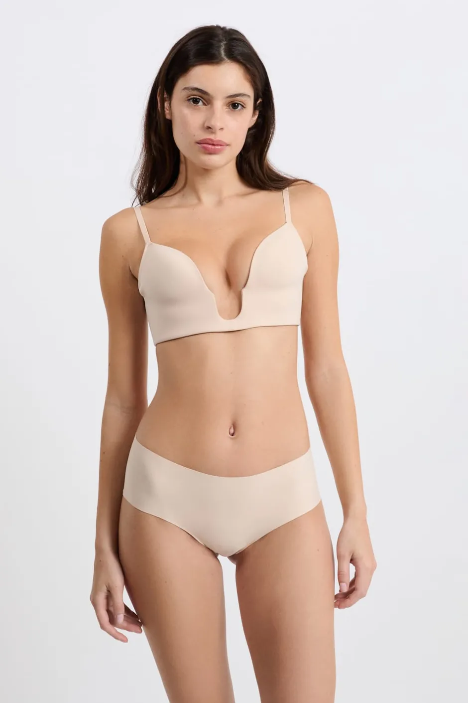 ETAM Braguitas Invisibles|Culotte|Braguita culotte de microfibra BLANCO ROTO