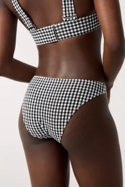 ETAM Bikini|Braguita de bikini a cuadros ESTAMPADO BLANCO