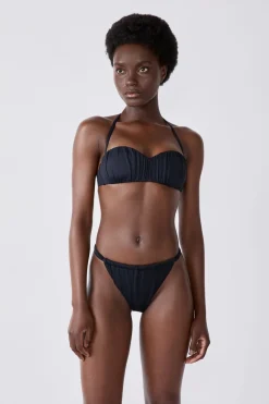 ETAM High Leg|Brasileñas|Braguita de bikini brasileña de pierna alta NEGRO