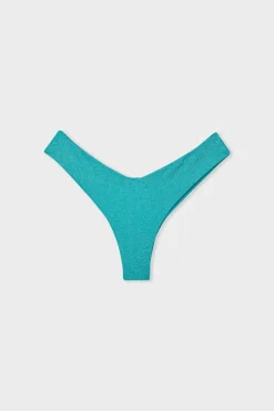 ETAM Brasileñas|High Leg|Braguita de bikini brasileña AZUL VERDOSO