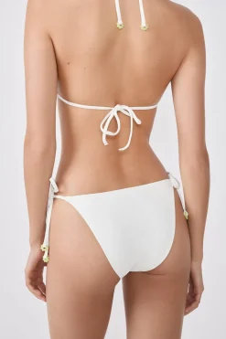 ETAM Anudadas|Bikini|Braguita de bikini brasileña con lazos BLANCO
