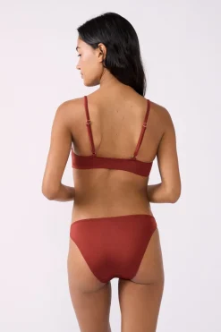 ETAM Bikini|Braguita de bikini con detalles de joya MARRÓN