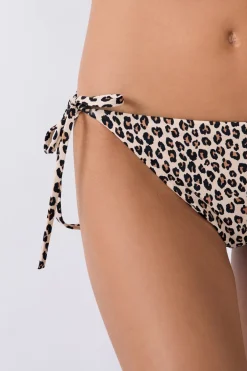 ETAM Anudadas|Bikini|Braguita de bikini con lazada y de leopardo ESTAMPADO