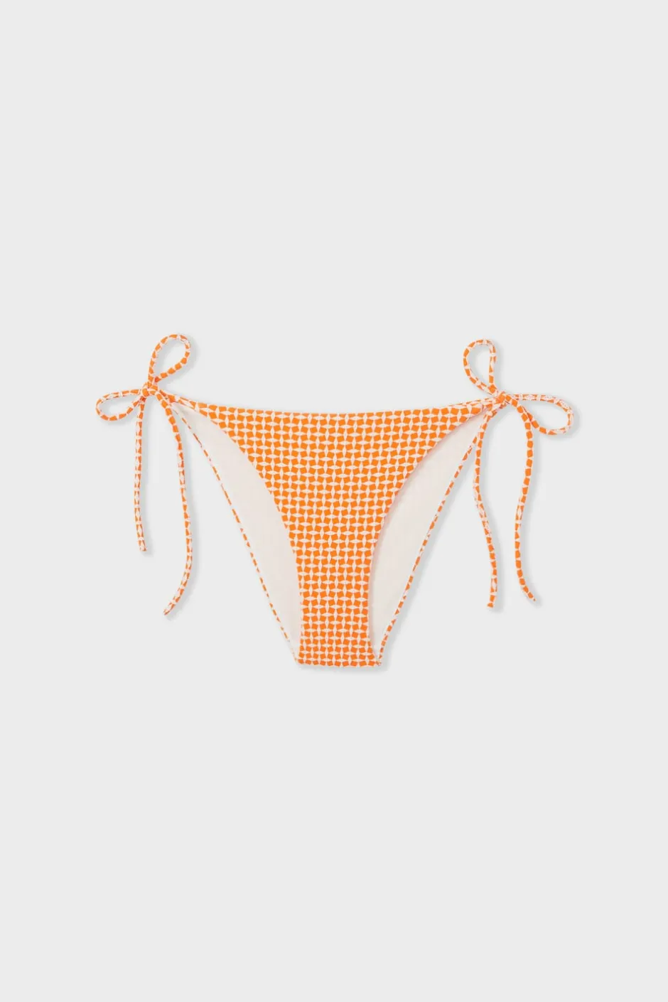 ETAM Anudadas|Braguita de bikini lazada estampada NARANJA