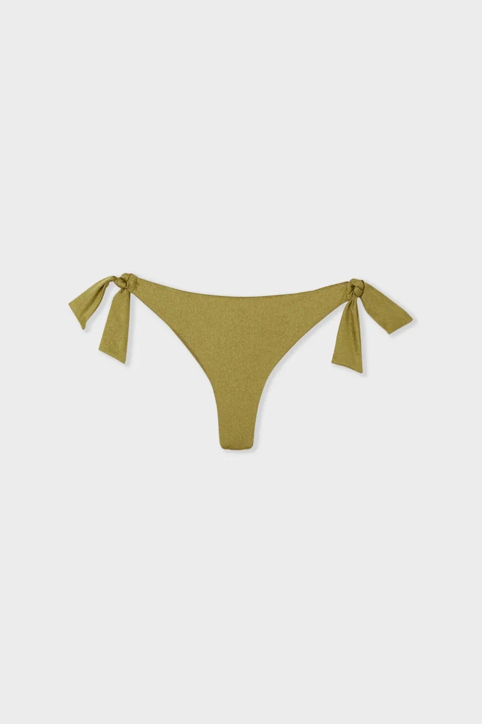 ETAM Anudadas|Bikini|Braguita de bikini tejido brillante ANIS