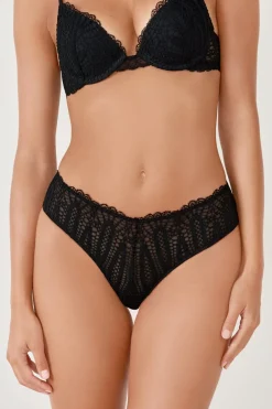 ETAM Braguitas Encaje|Brasileña|Braguita de encaje NEGRO