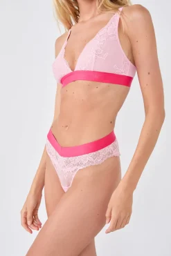ETAM Braguitas Encaje|Novedades Braguitas|Braguita de encaje x Lemonade Dolls ROSE POUDRE