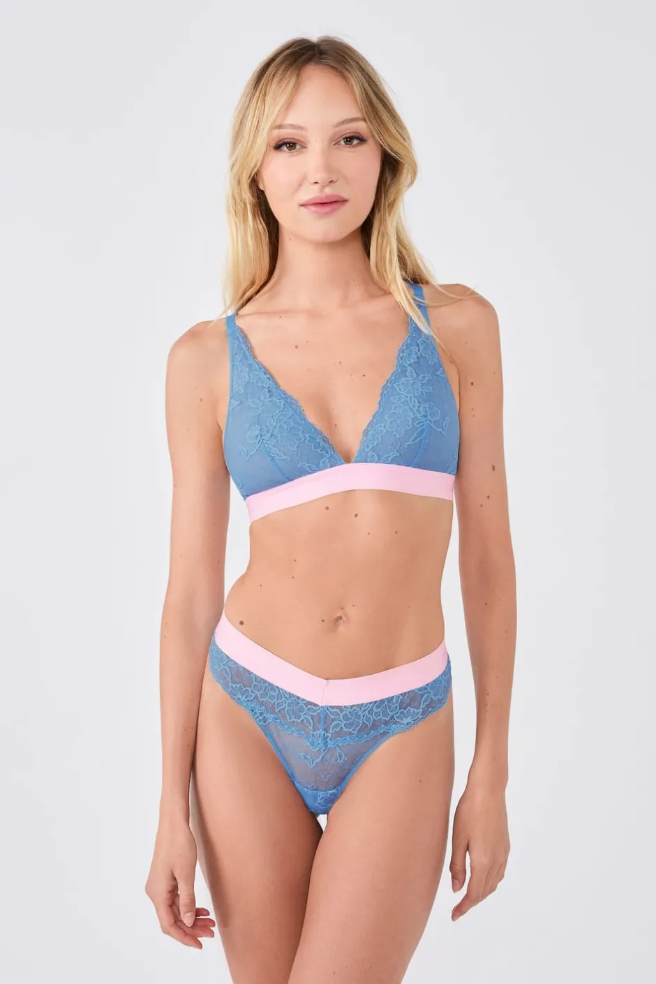 ETAM Braguitas Encaje|Novedades Braguitas|Braguita de encaje x Lemonade Dolls BLEU