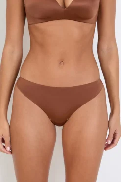 ETAM Braguitas Invisibles|Culotte|Braguita de microfibra MARRÓN