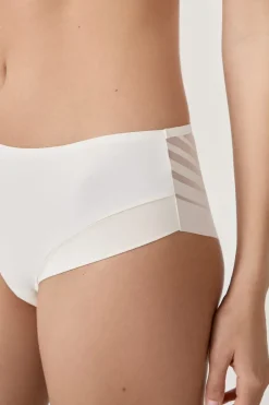 ETAM Braguitas Invisibles|Culotte|Braguita de microfibra satinada BEIGE
