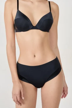ETAM Braguitas Invisibles|Novedades Braguitas|Braguita de microfibra satinada NEGRO