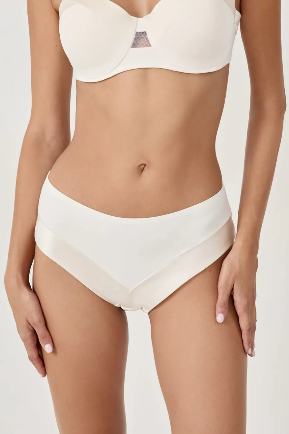 ETAM Braguitas Novias|Braguitas Invisibles|Braguita de microfibra satinada CRUDO