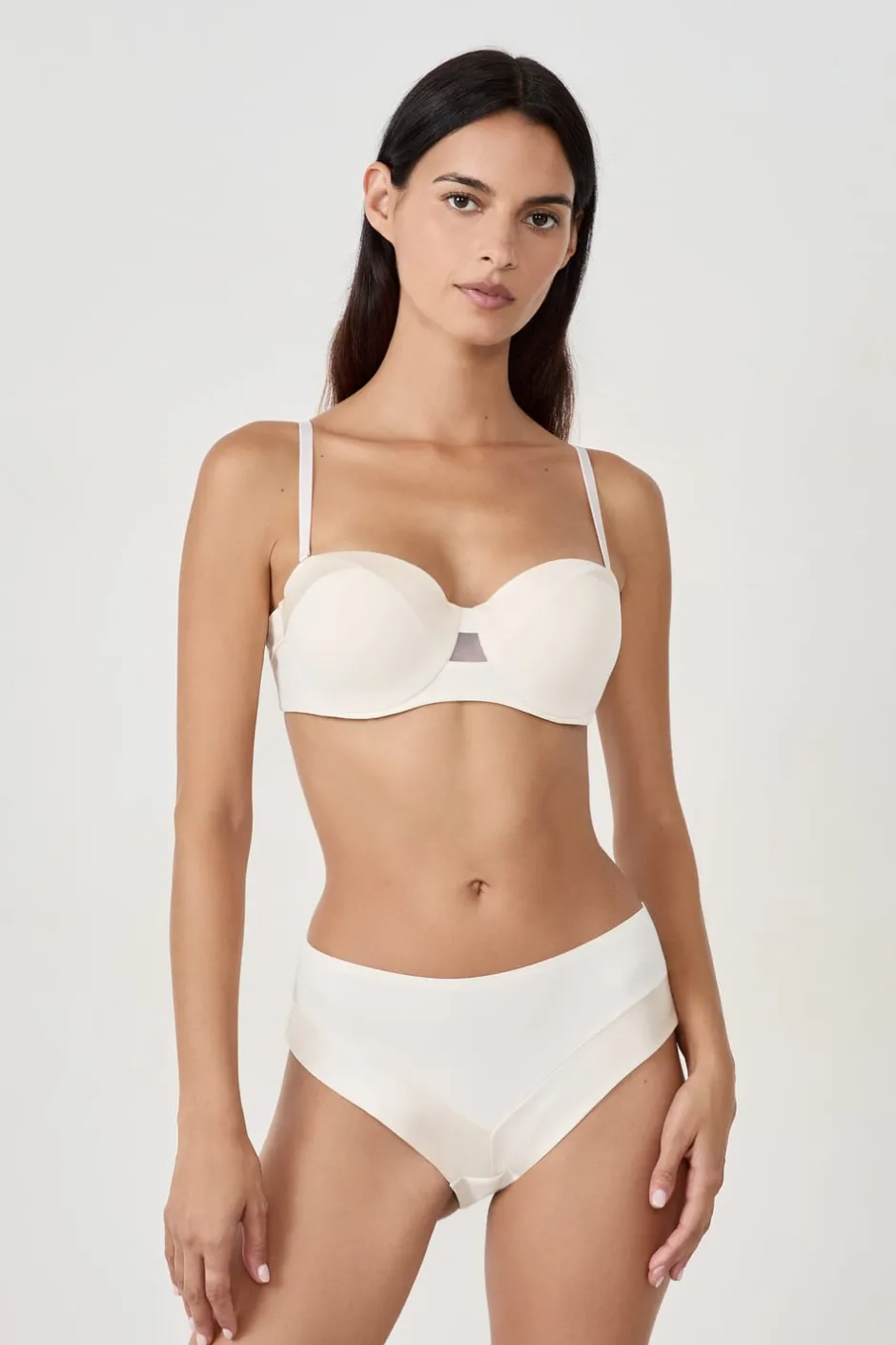 ETAM Braguitas Novias|Braguitas Invisibles|Braguita de microfibra satinada CRUDO