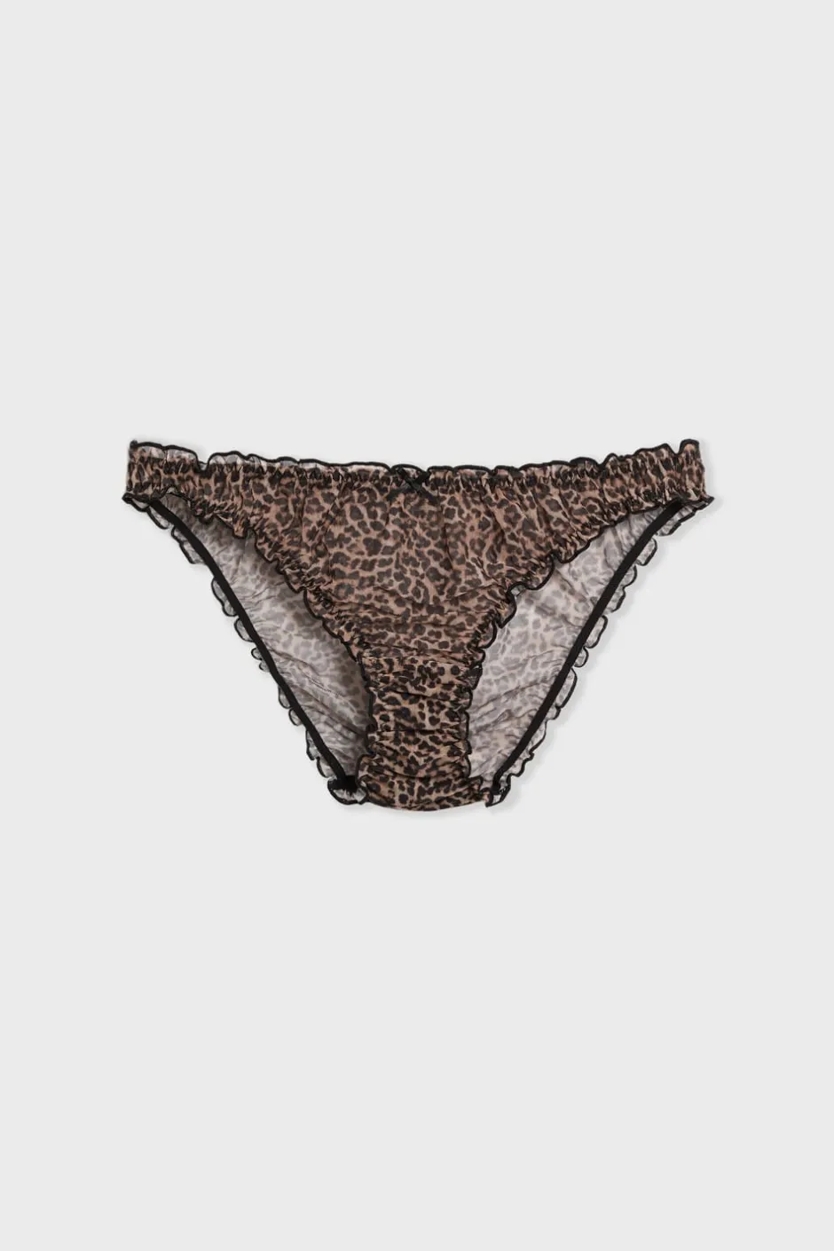 ETAM Braguita|Braguitas Party|Braguita de tul MARRÓN ESTAMPADO