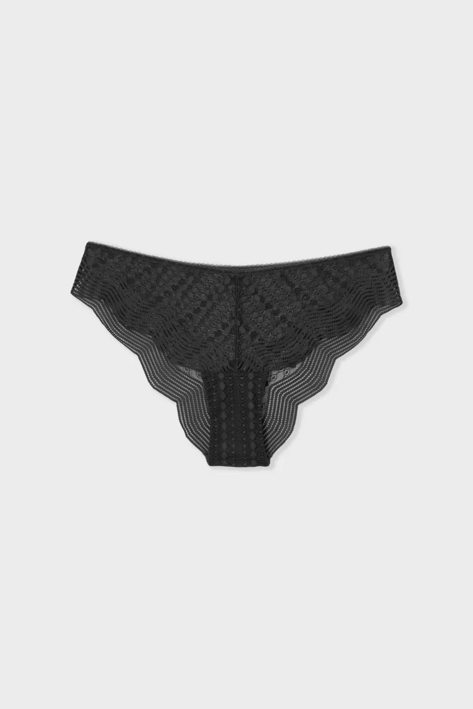 ETAM Braguitas Encaje|Brasileña|Braguita hipster de encaje NEGRO