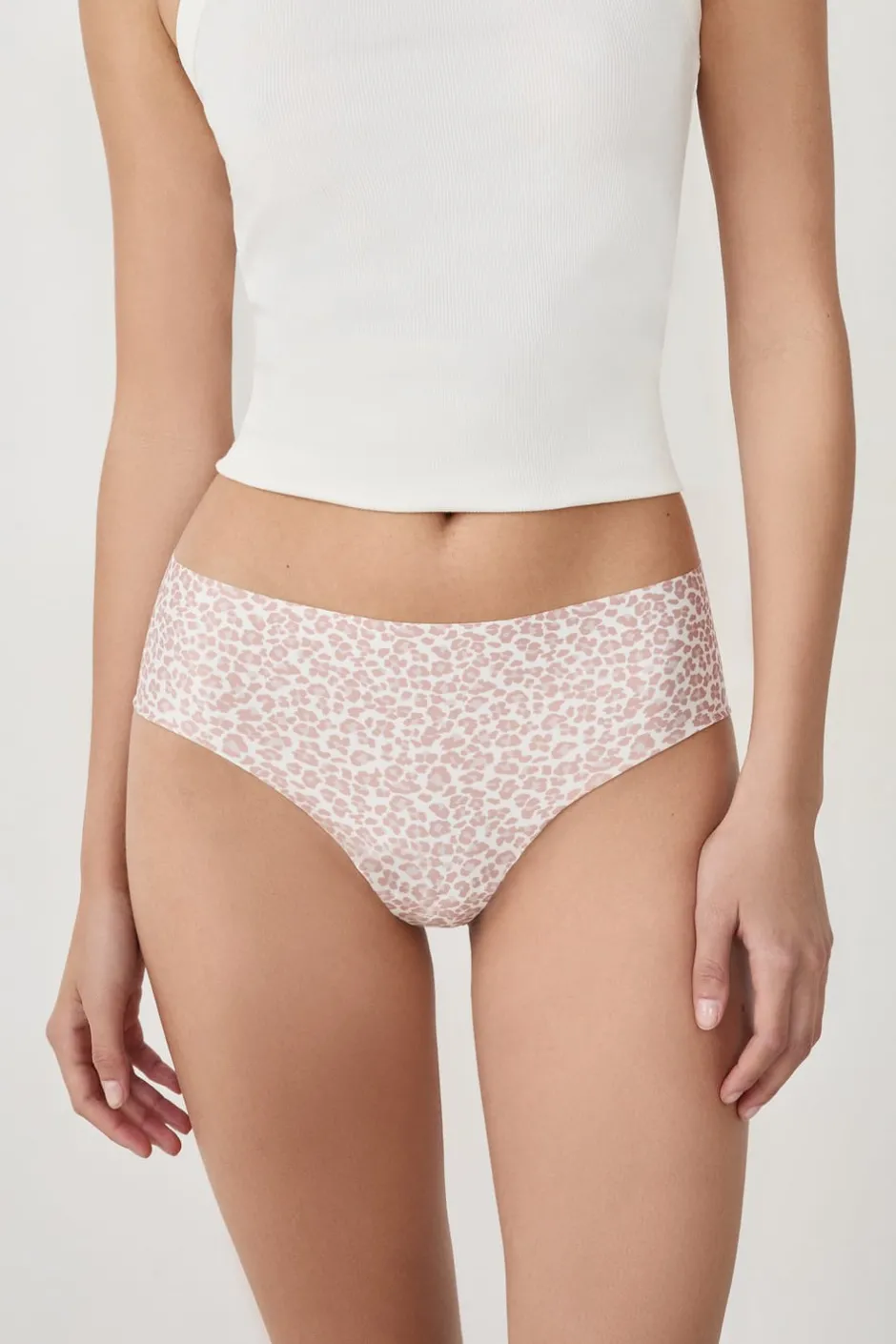 ETAM Brasileña|Braguita hipster de microfibra sin costuras ESTAMPADO