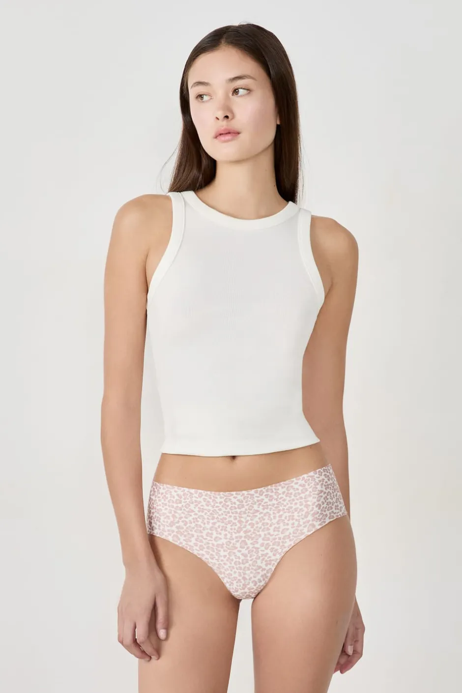 ETAM Brasileña|Braguita hipster de microfibra sin costuras ESTAMPADO