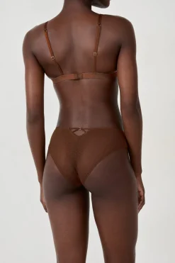 ETAM Brasileña|Novedades Braguitas|Braguita hipster de tul MARR&Oacute;N