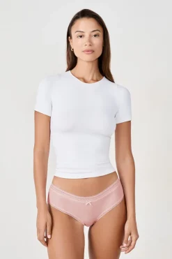 ETAM Culotte|Braguita shorty con bordes de encaje de microfibra AR&Aacute;NDANO