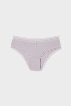 ETAM Culotte|Braguita shorty con bordes de encaje de microfibra AR&Aacute;NDANO