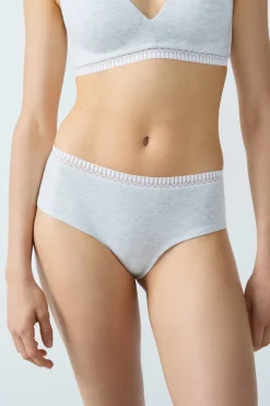 ETAM Culotte|Novedades Braguitas|Braguitas culotte de algodón C.GRIS CLARO