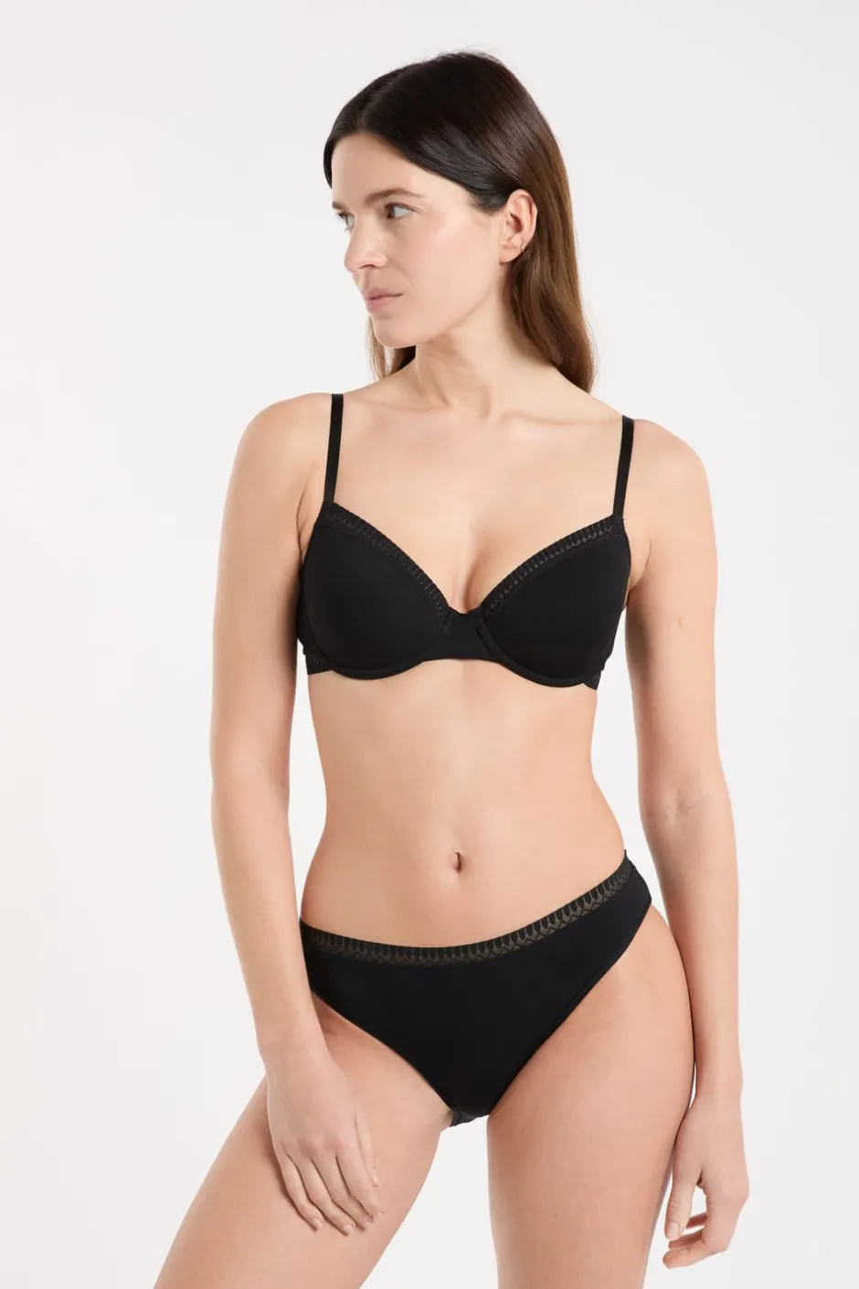ETAM Braguita|Novedades Braguitas|Braguitas de algodón NEGRO