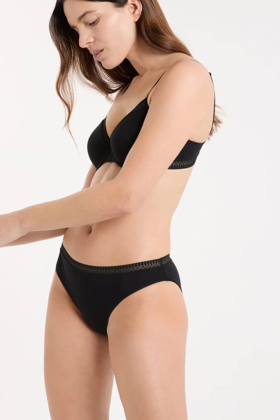 ETAM Braguita|Novedades Braguitas|Braguitas de algodón NEGRO