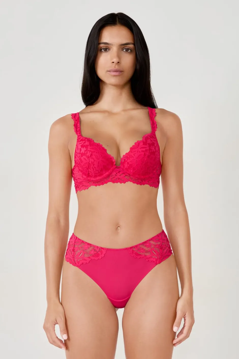 ETAM Braguitas Encaje|Culotte|Braguitas de encaje FÚSIA