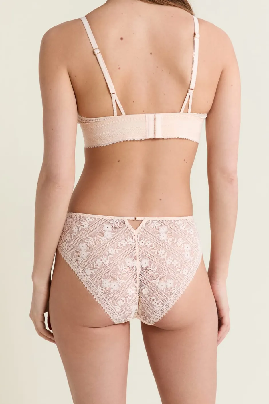 ETAM Braguitas Novias|Braguitas Encaje|Braguitas de encaje ROSA CLARO