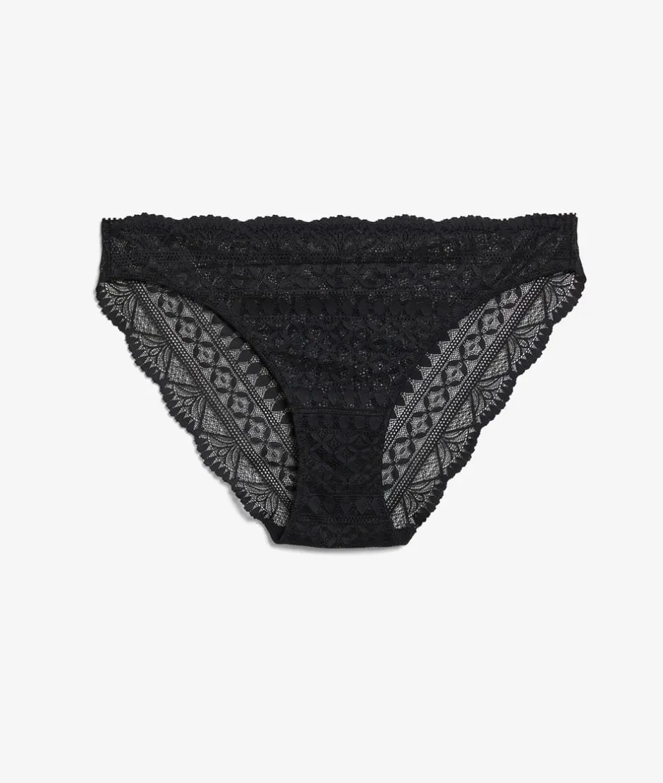 ETAM Braguita|Braguitas Encaje|Braguitas de encaje NEGRO