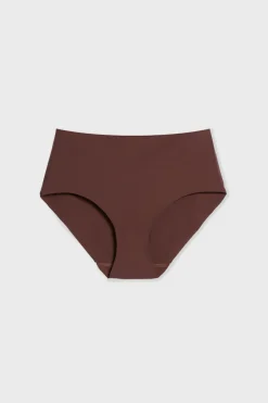 ETAM Braguitas Novias|Braguitas Invisibles|Braguitas de microfibra CHOCOLATE