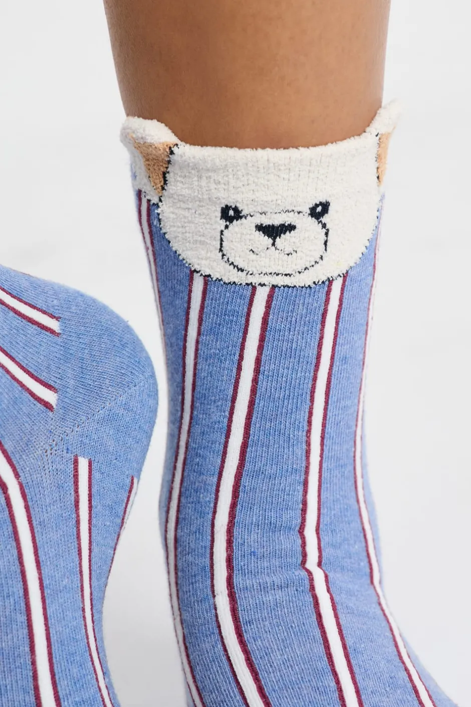 ETAM Accesorios|Calcetines acanalados con motivos AZUL