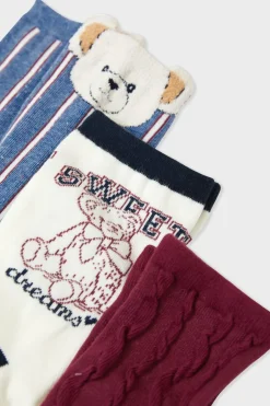 ETAM Accesorios|Calcetines acanalados con motivos AZUL
