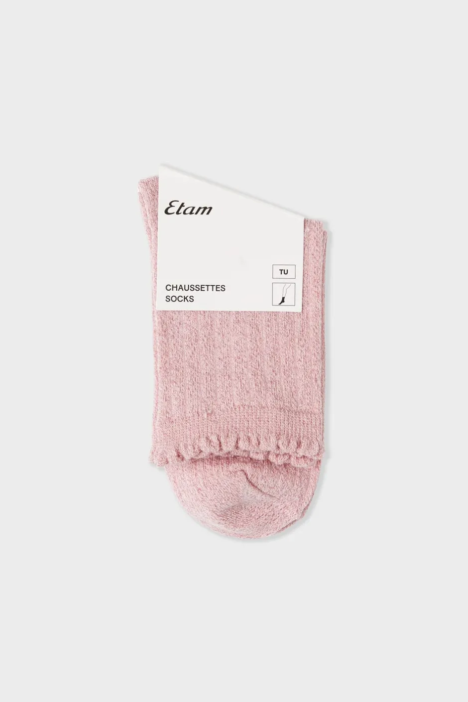 ETAM Calcetines|Medias Y Calcetines|Calcetines brillantes con algodón ROSA EMPOLVADO