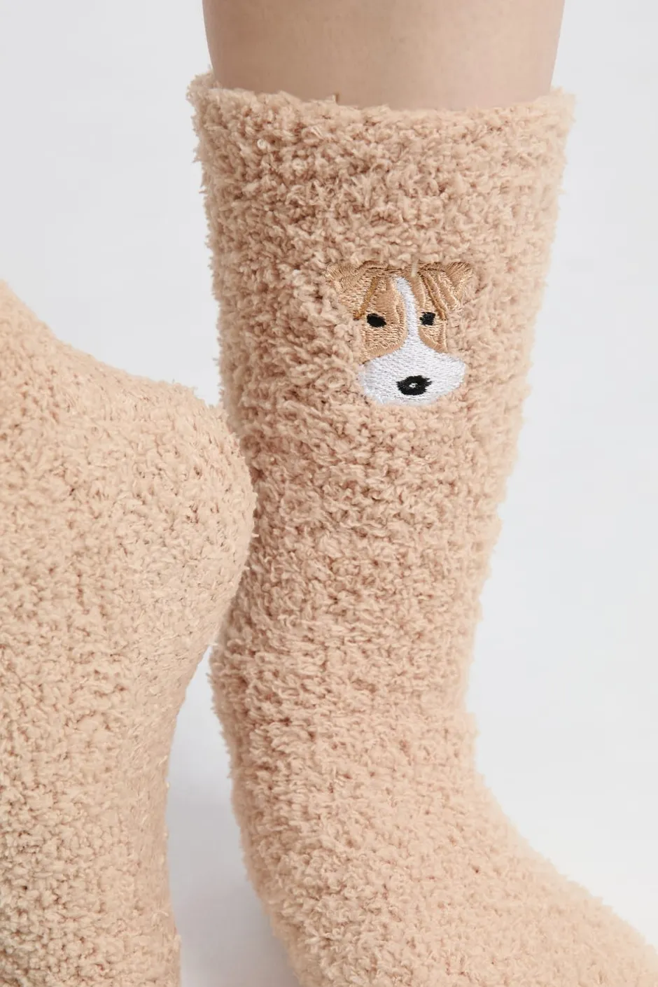 ETAM Accesorios|Calcetines de tejido ultrasuave BEIGE