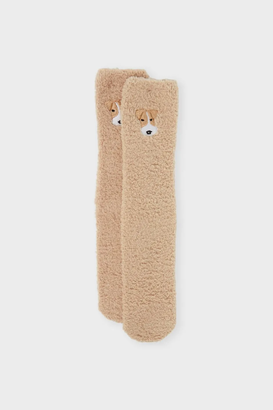 ETAM Accesorios|Calcetines de tejido ultrasuave BEIGE