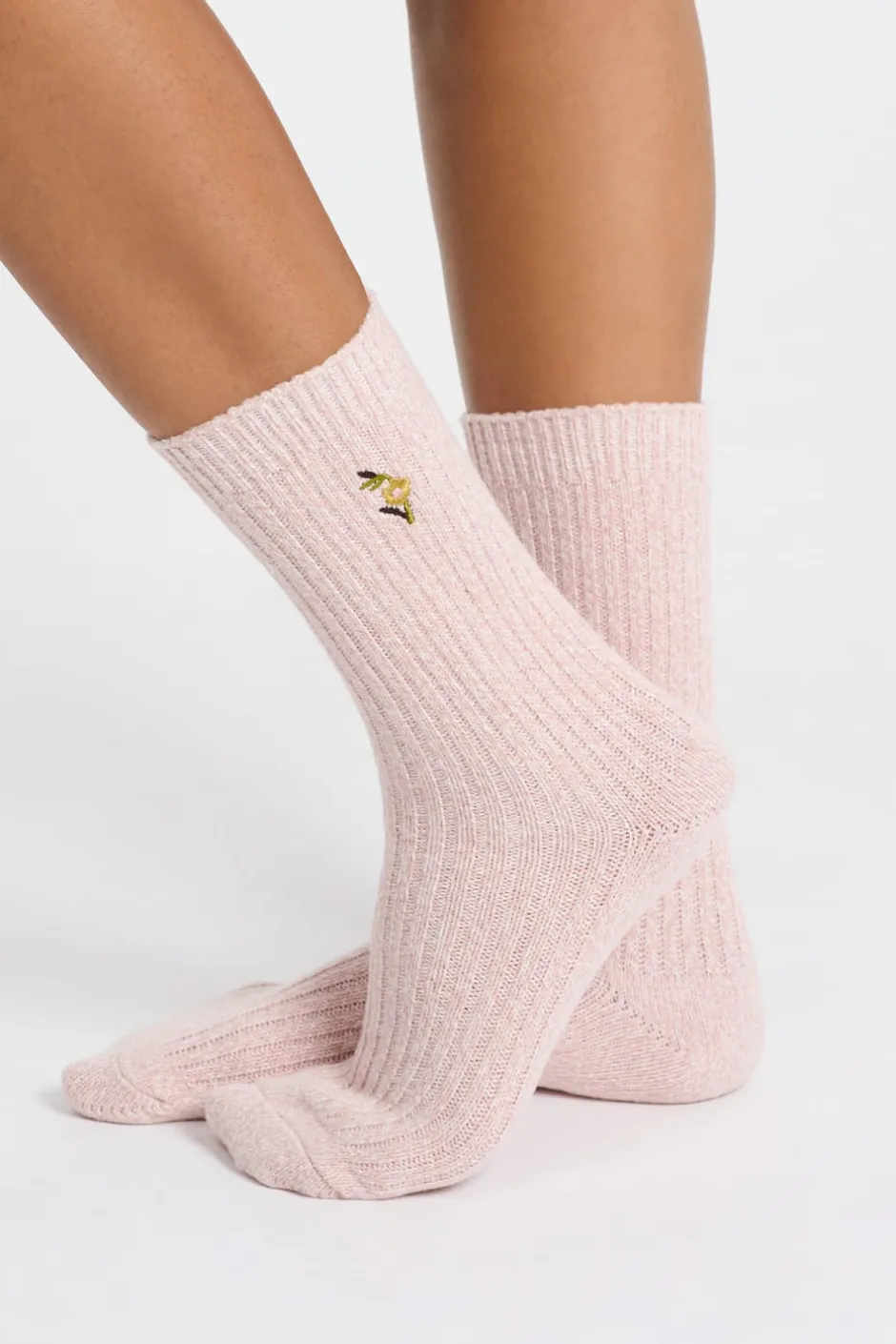 ETAM Accesorios|Calcetines estampados ROSA EMPOLVADO