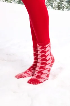 ETAM Calcetines|Medias Y Calcetines|Calcetines estampados ROJO