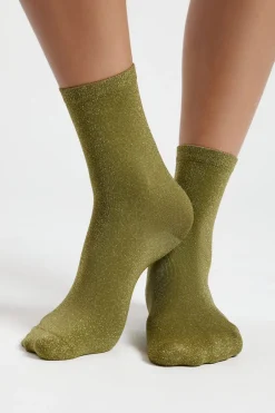 ETAM Calcetines|Medias Y Calcetines|Calcetines iridiscentes CAQUI