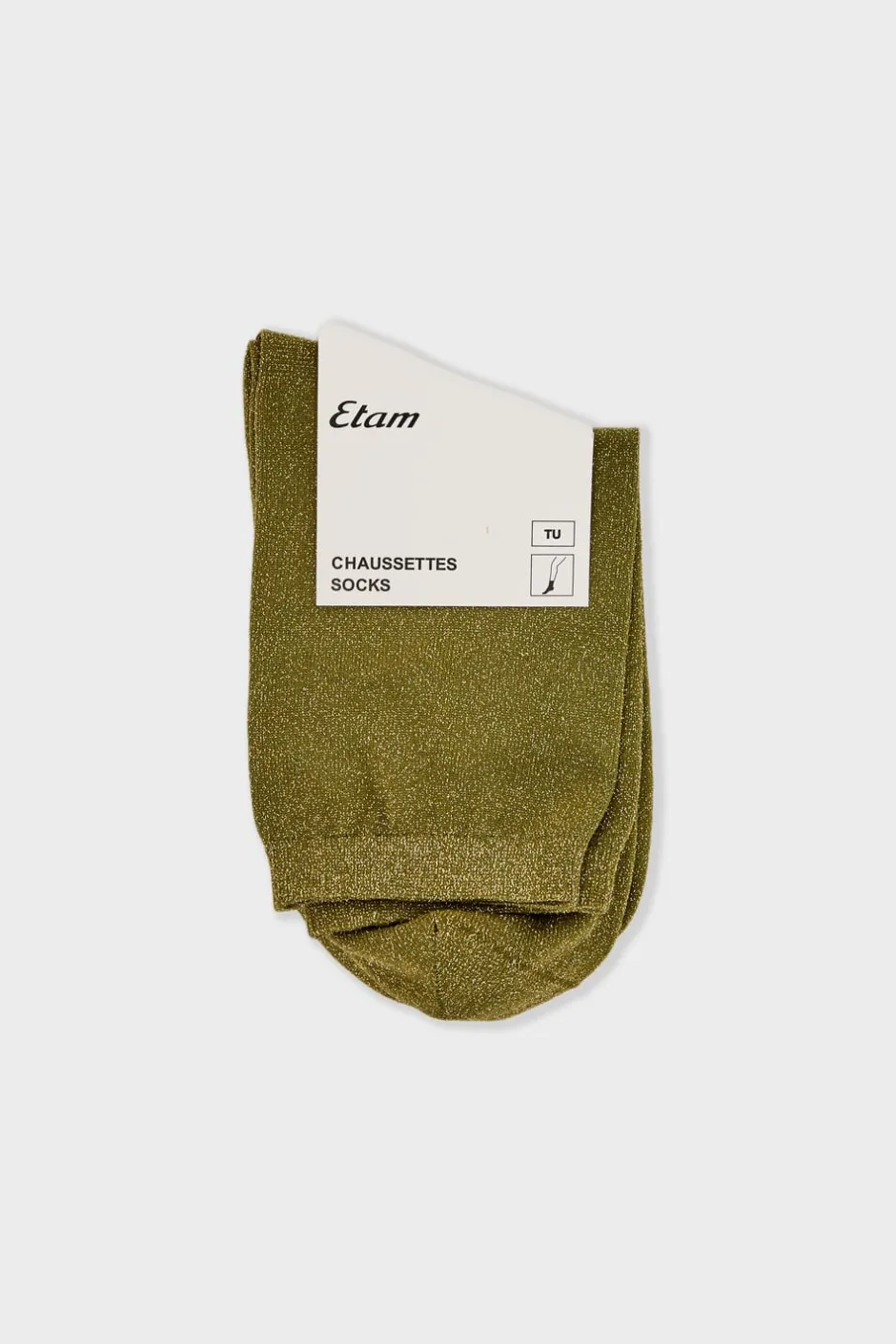 ETAM Calcetines|Medias Y Calcetines|Calcetines iridiscentes CAQUI
