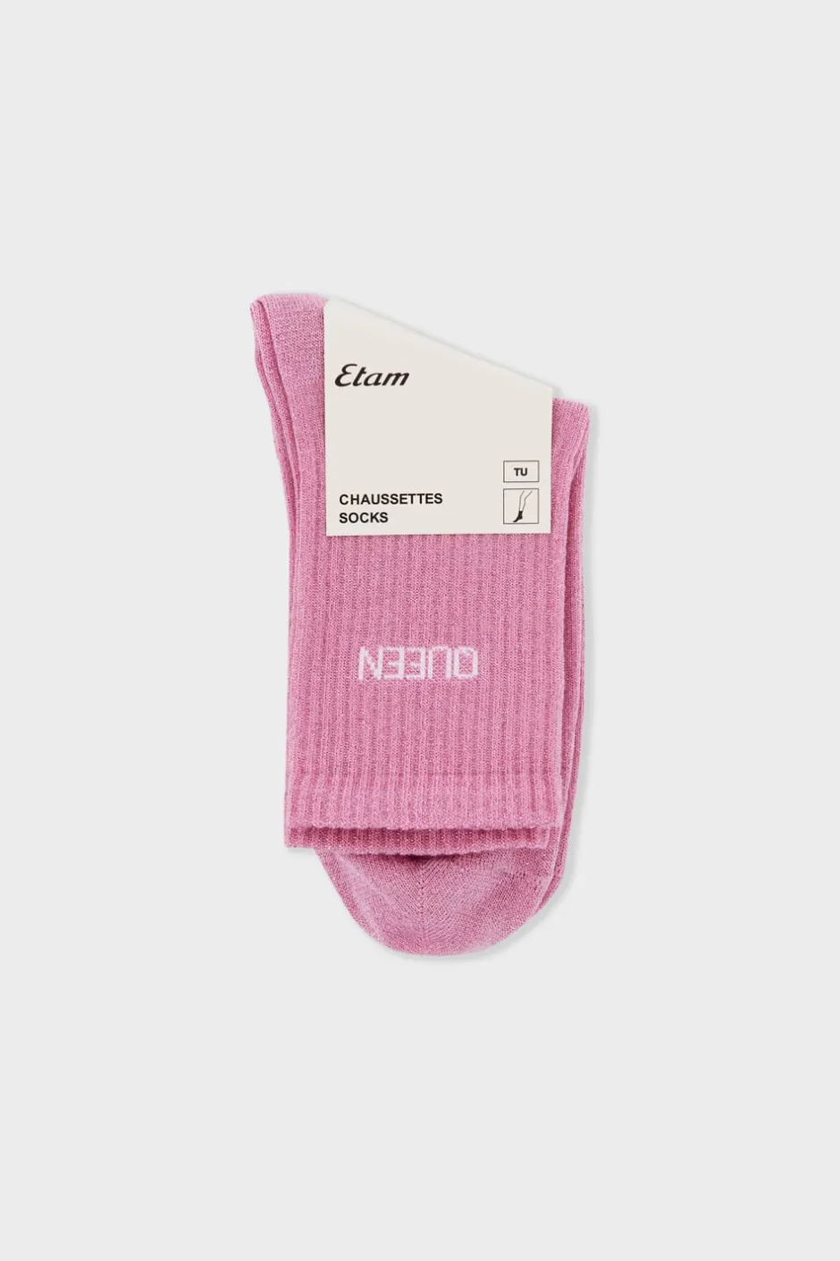 ETAM Calcetines|Medias Y Calcetines|Calcetines irisados con letras ROSA