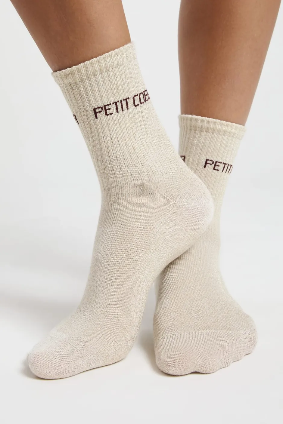 ETAM Calcetines|Medias Y Calcetines|Calcetines irisados con letras CRUDO