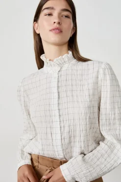 ETAM Camisas Fluidas|Camisas Chic|Camisa a cuadros DUNE