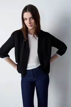 ETAM Camisas Clásicas|Camisas|Camisa de manga larga NEGRO