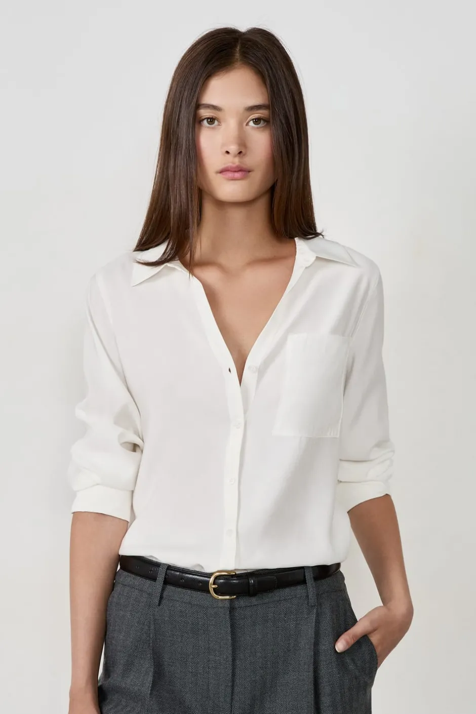 ETAM Camisas Fluidas|Camisas Clásicas|Camisa de manga larga DUNE