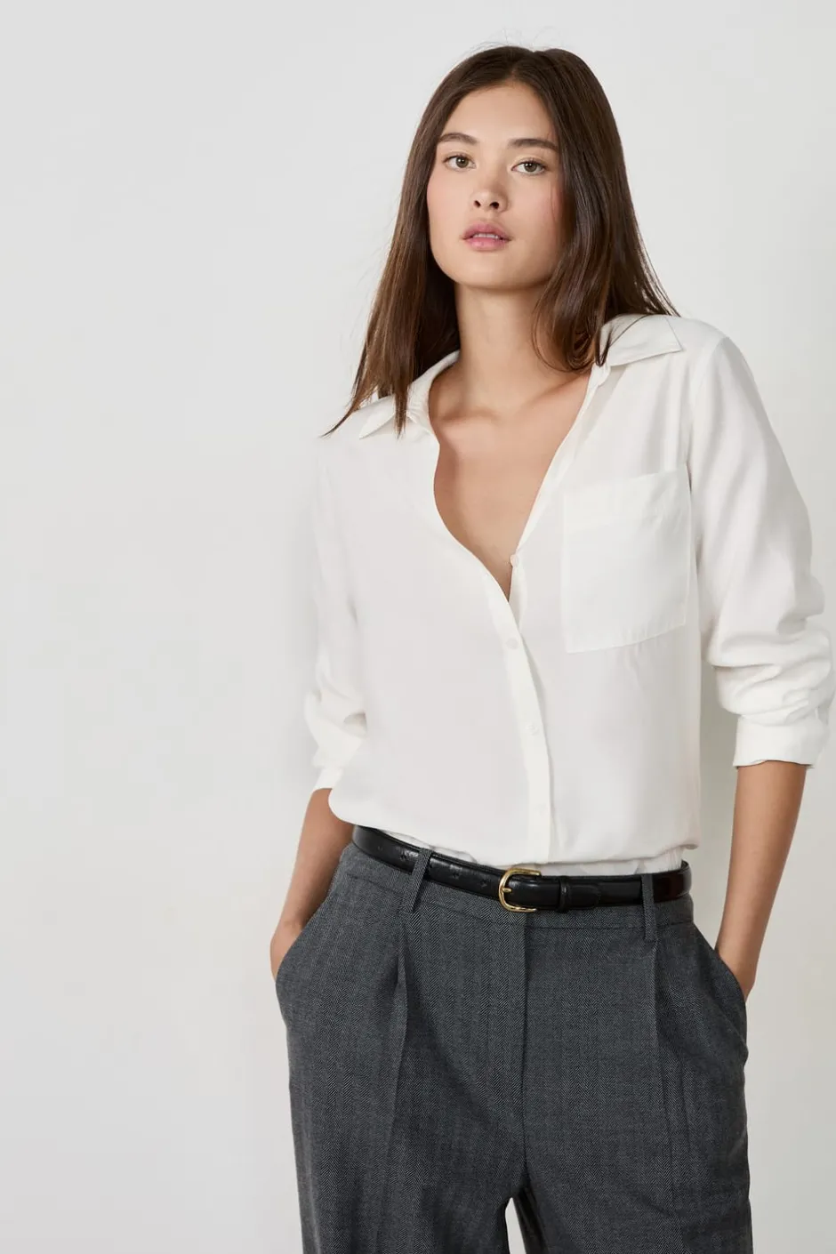 ETAM Camisas Fluidas|Camisas Clásicas|Camisa de manga larga DUNE