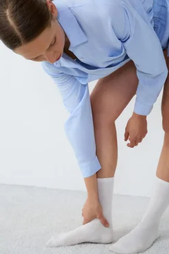 ETAM Partes De Arriba De Pijama|Los Pijamas Más Responsables|Camisa de pijama de lino AZUL