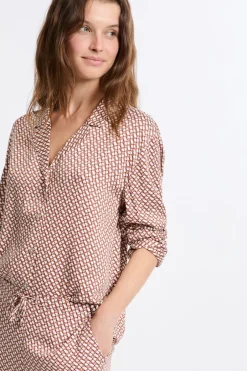 ETAM Partes De Arriba De Pijama|Los Pijamas Más Responsables|Camisa de pijama estampada IMP FD CRUDO
