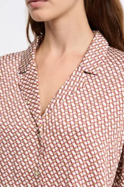 ETAM Partes De Arriba De Pijama|Los Pijamas Más Responsables|Camisa de pijama estampada IMP FD CRUDO