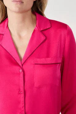 ETAM Partes De Arriba De Pijama|Camisa de pijama satinada PETUNIA